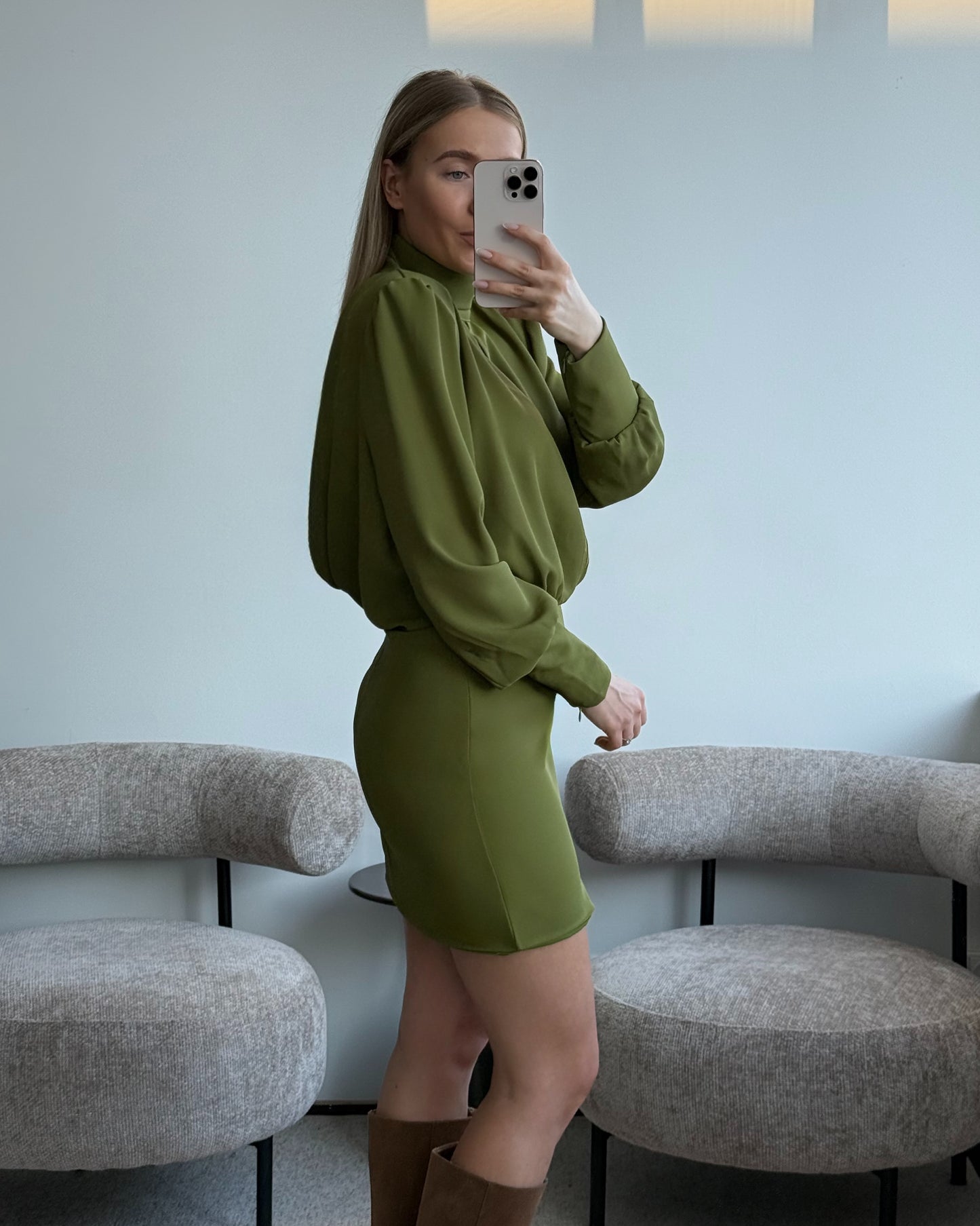 Khaki suknelė CLÉO