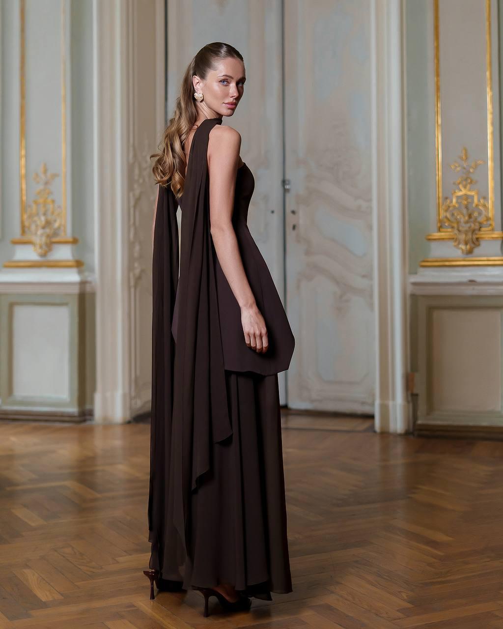 Suknelė BROWN ELEGANCE