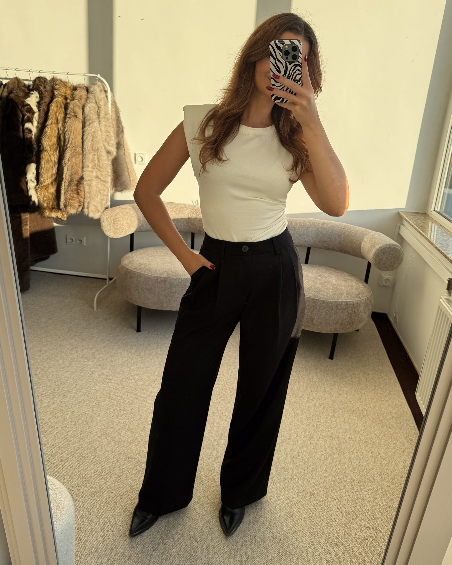 Juodos klasikinės kelnės CLASSIC