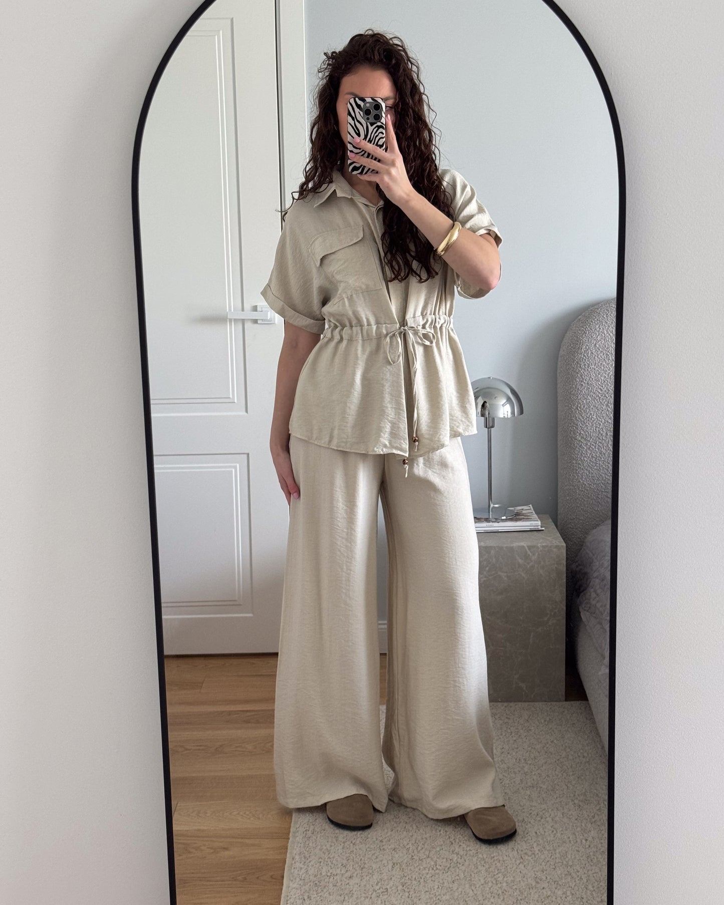 Kostiumėlis FLOWY su viskoze (smėlinis)