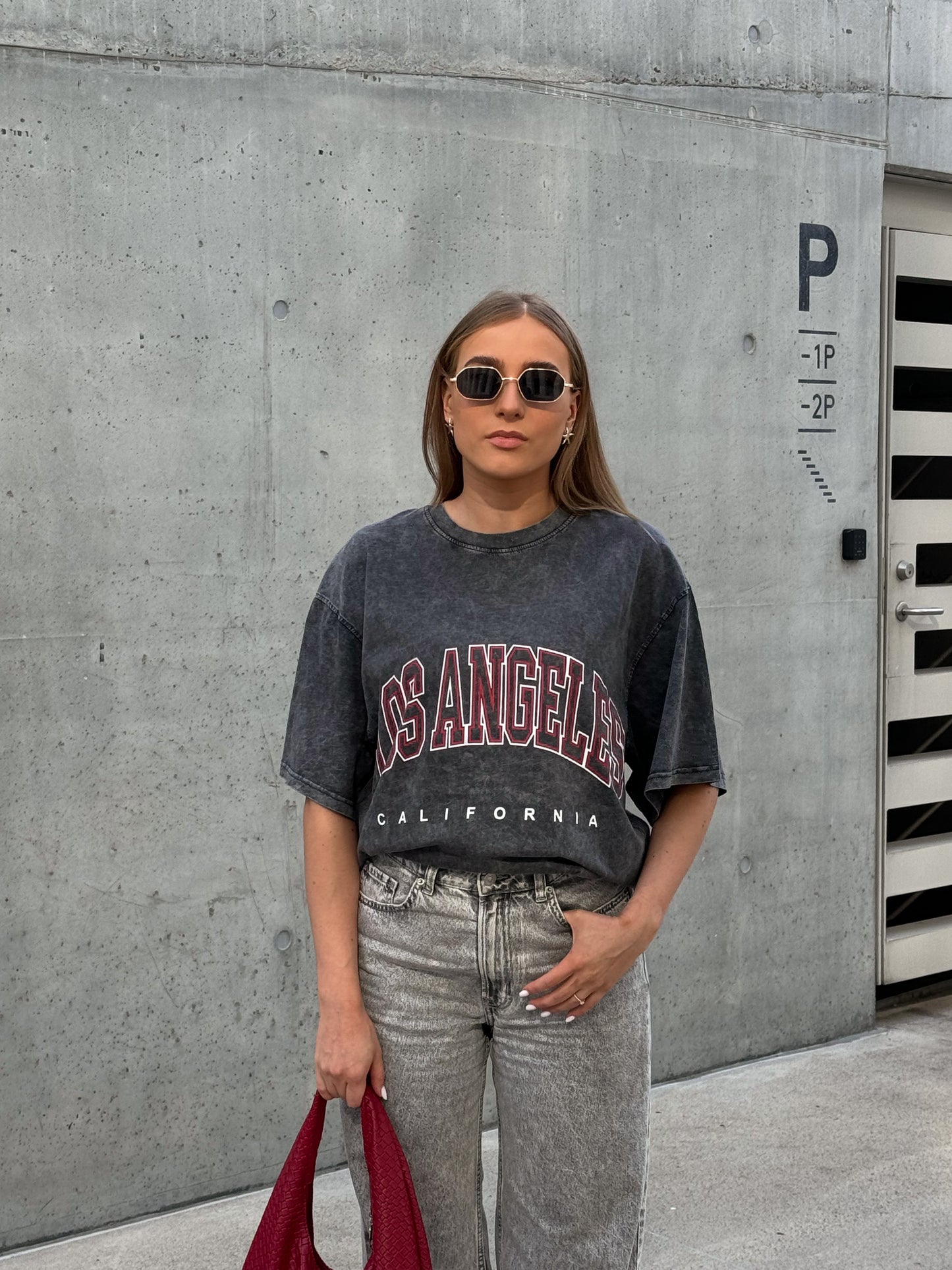 Oversized marškinėliai LA