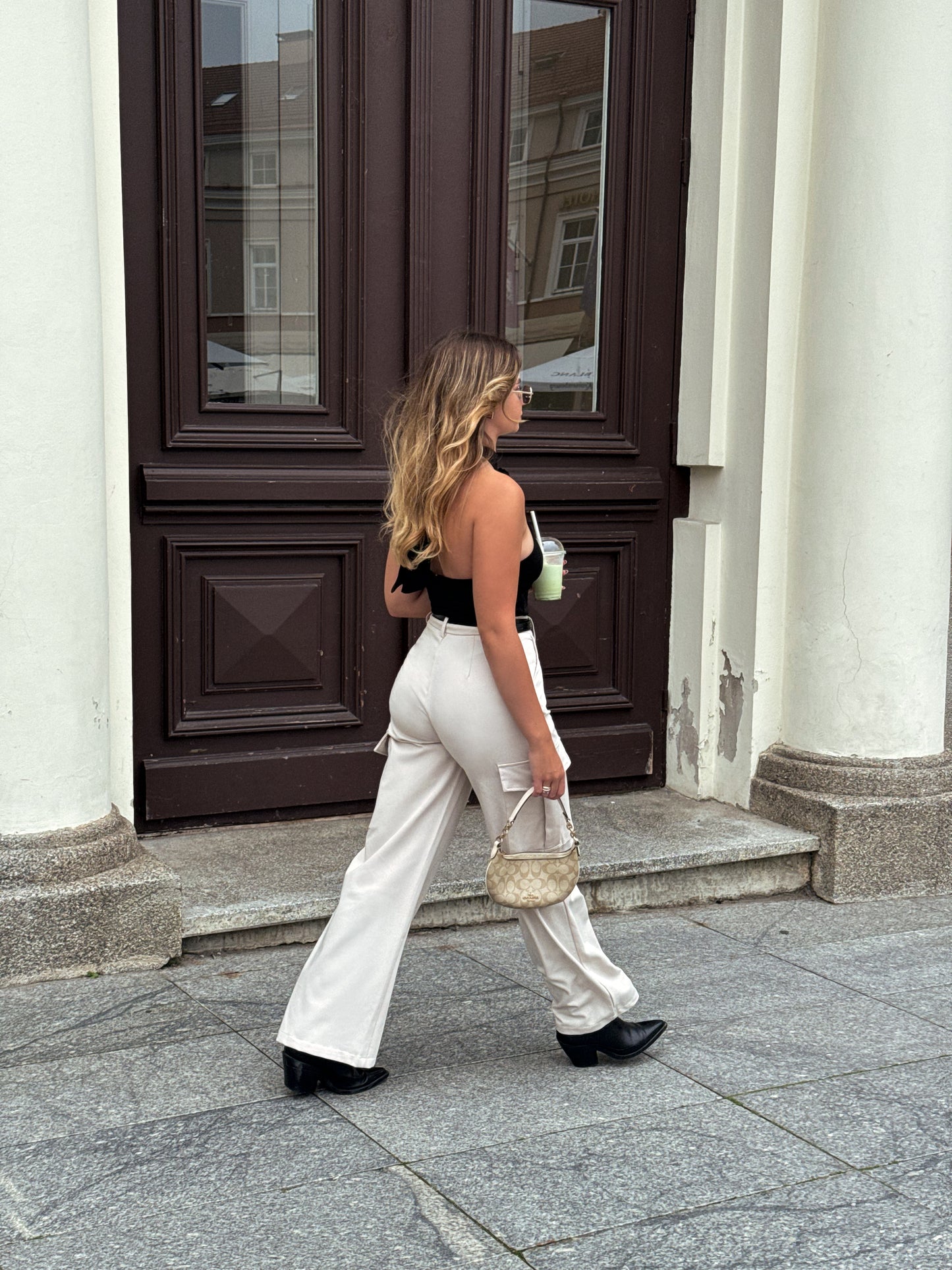Smėlio spalvos Cargo kelnės