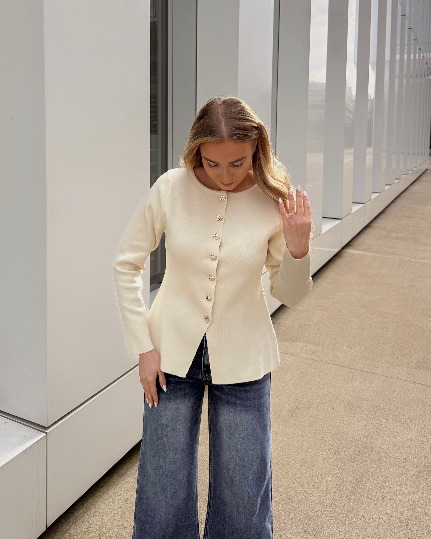 Palaidinė / megztukas ECRU