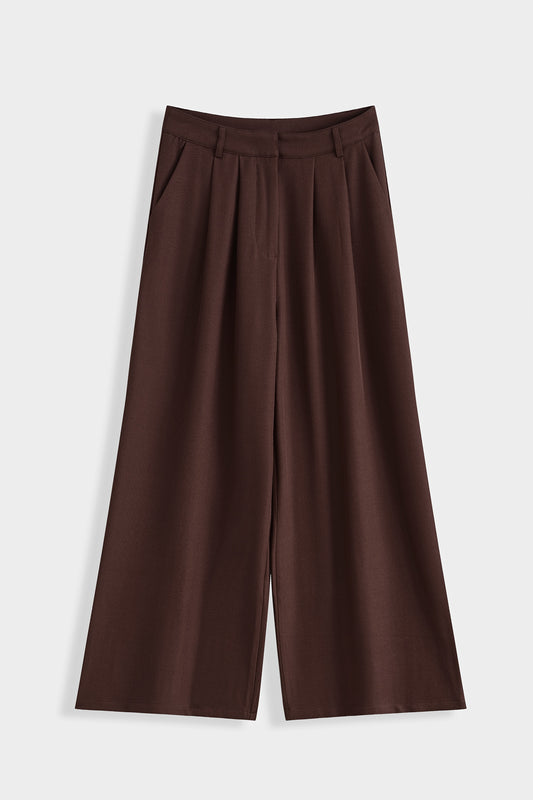 Rudos culotte tipo kelnės CÉLIA