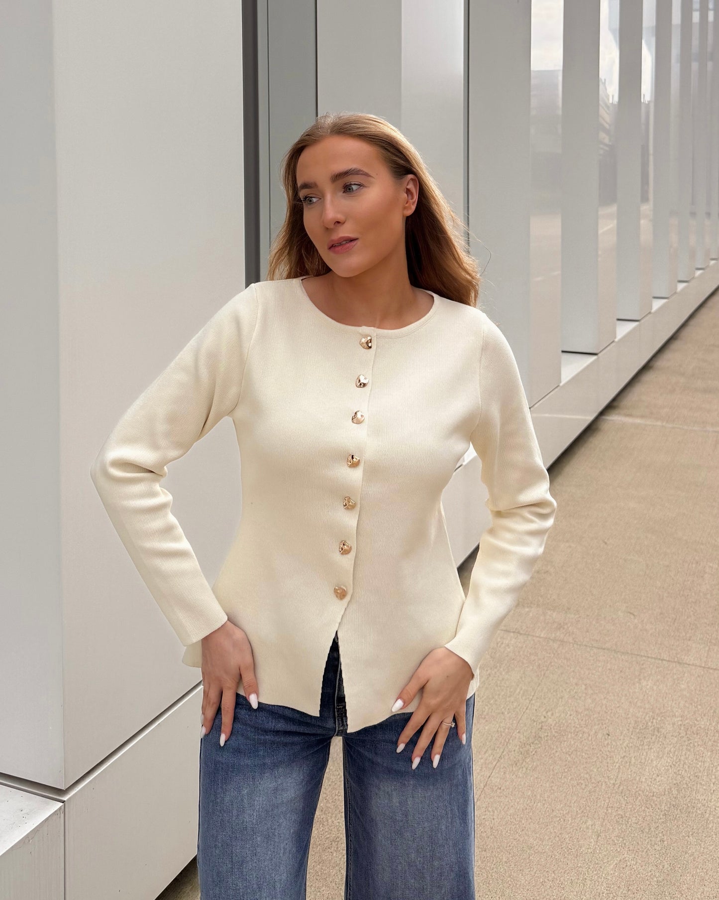 Palaidinė / megztukas ECRU