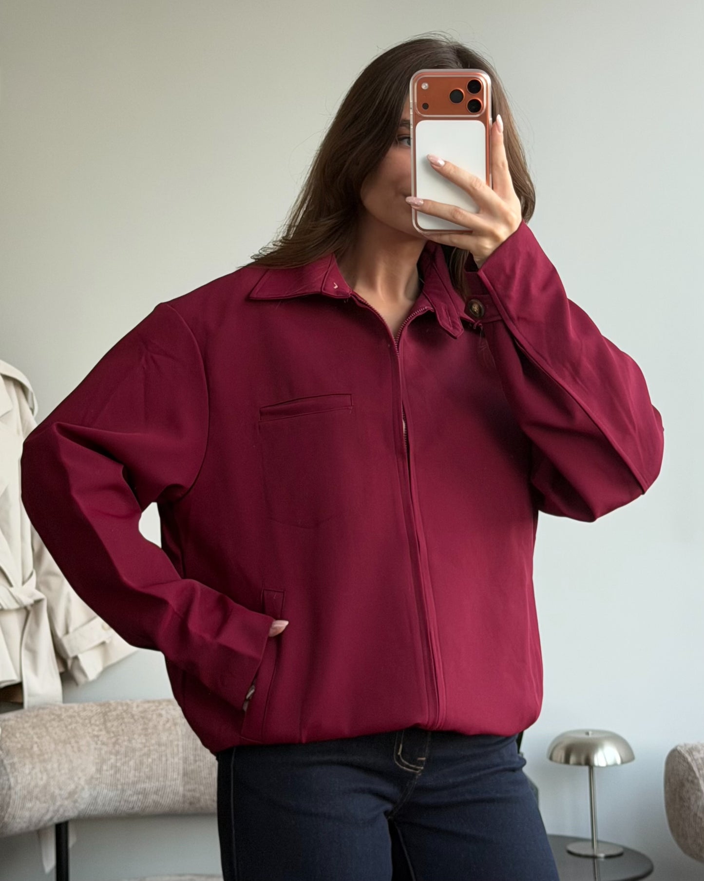 Švarkelis BURGUNDY