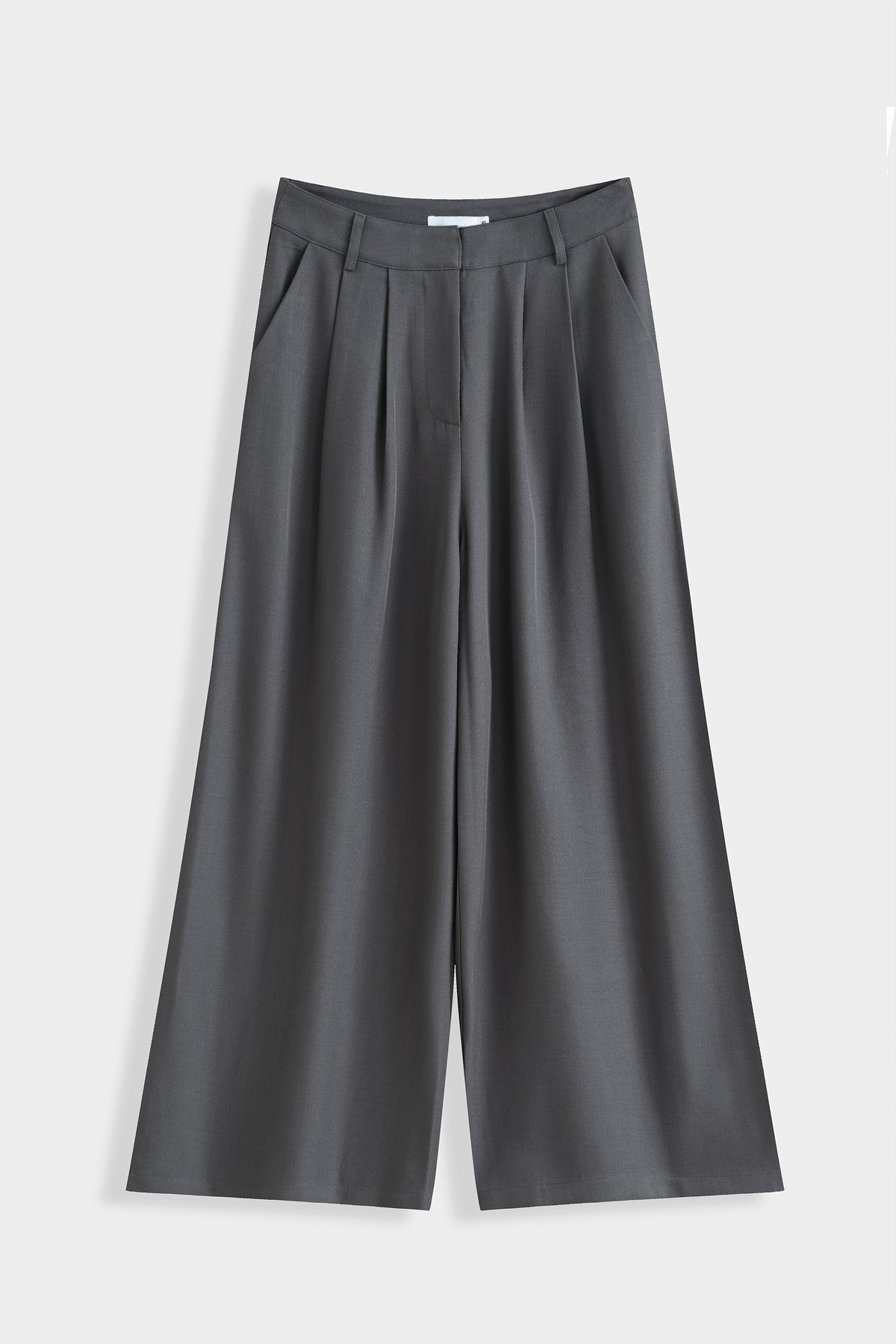 Pilkos culotte tipo kelnės CÉLIA