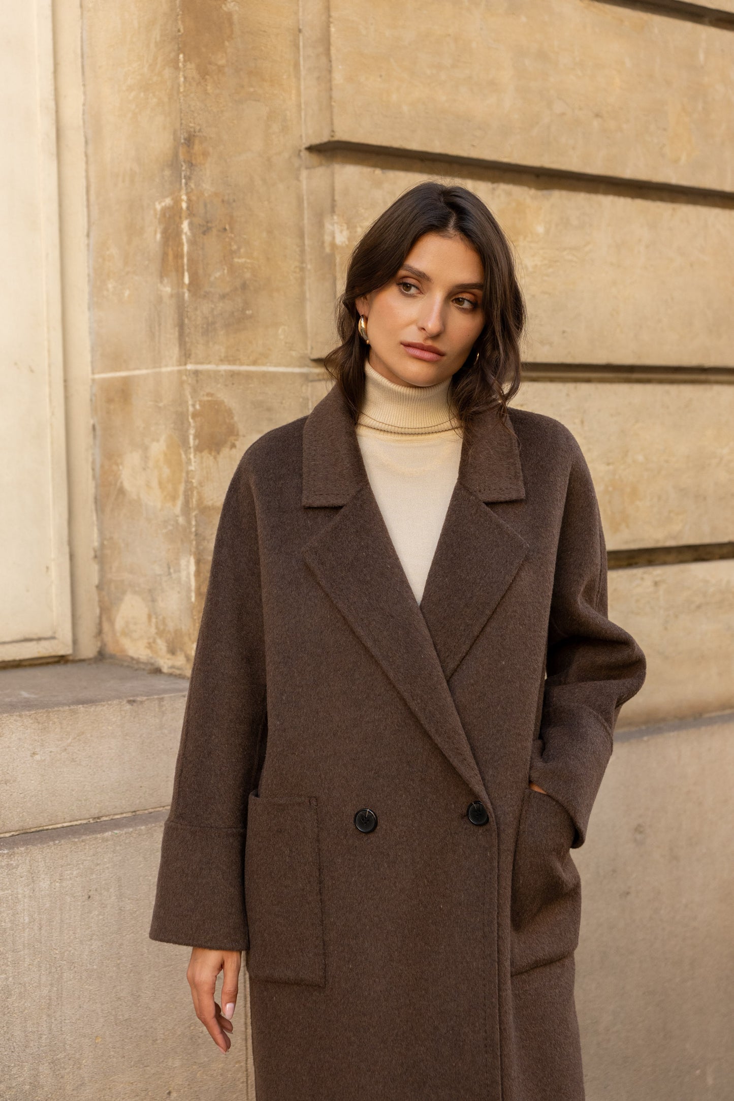 PREMIUM paltas su vilna Élégance (be pamušalo)