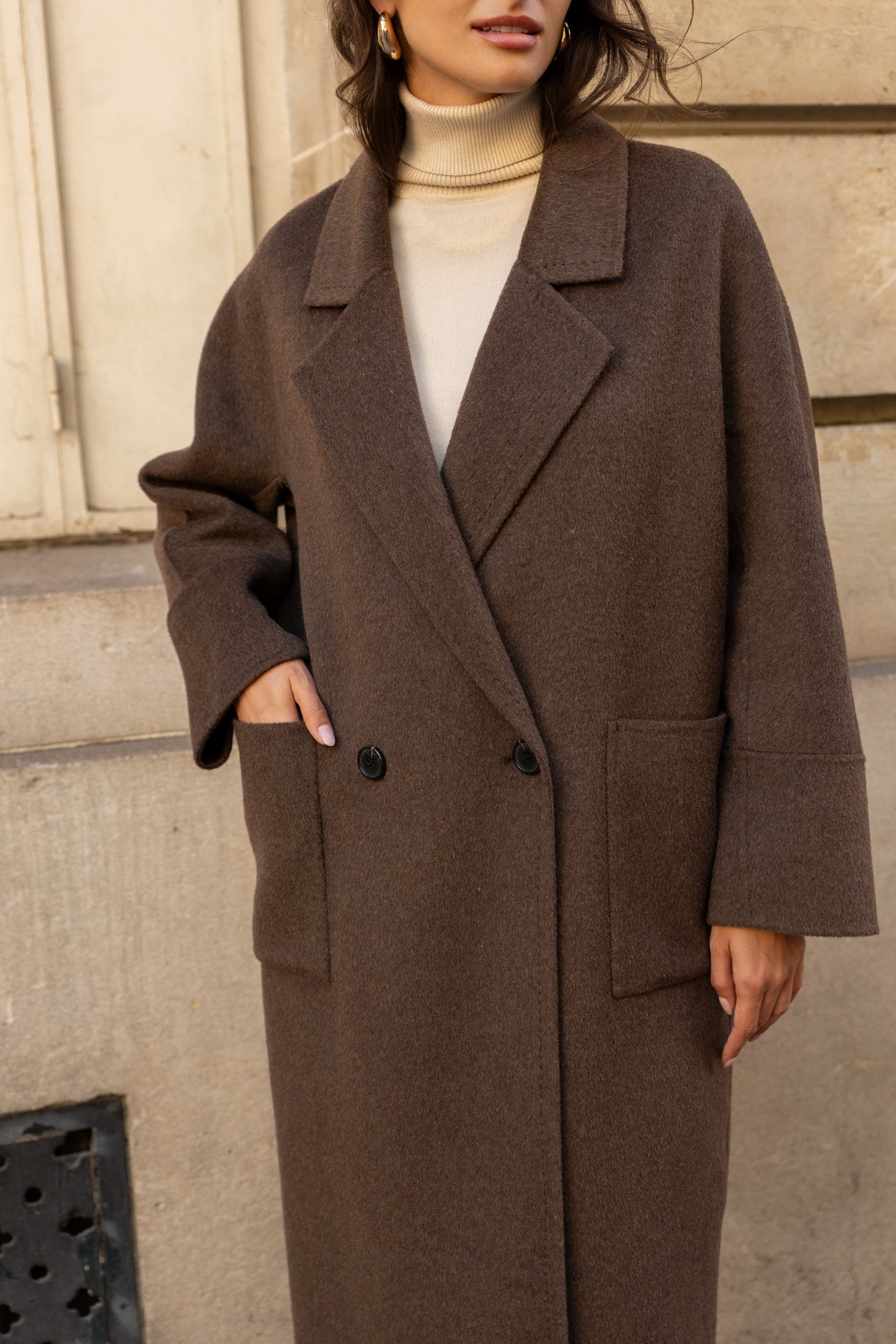 PREMIUM paltas su vilna Élégance (be pamušalo)