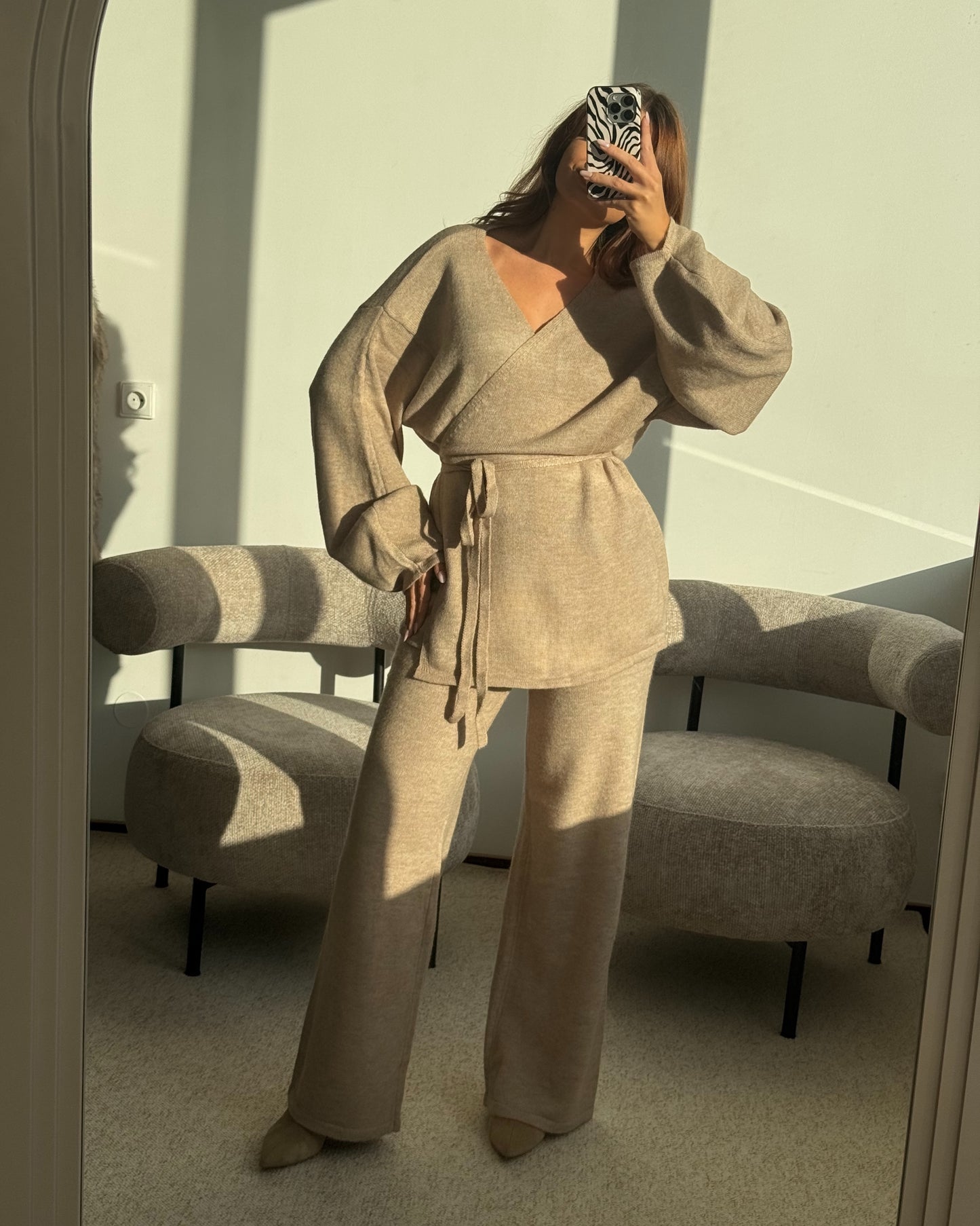 Smėlinis kostiumėlis KIMONO