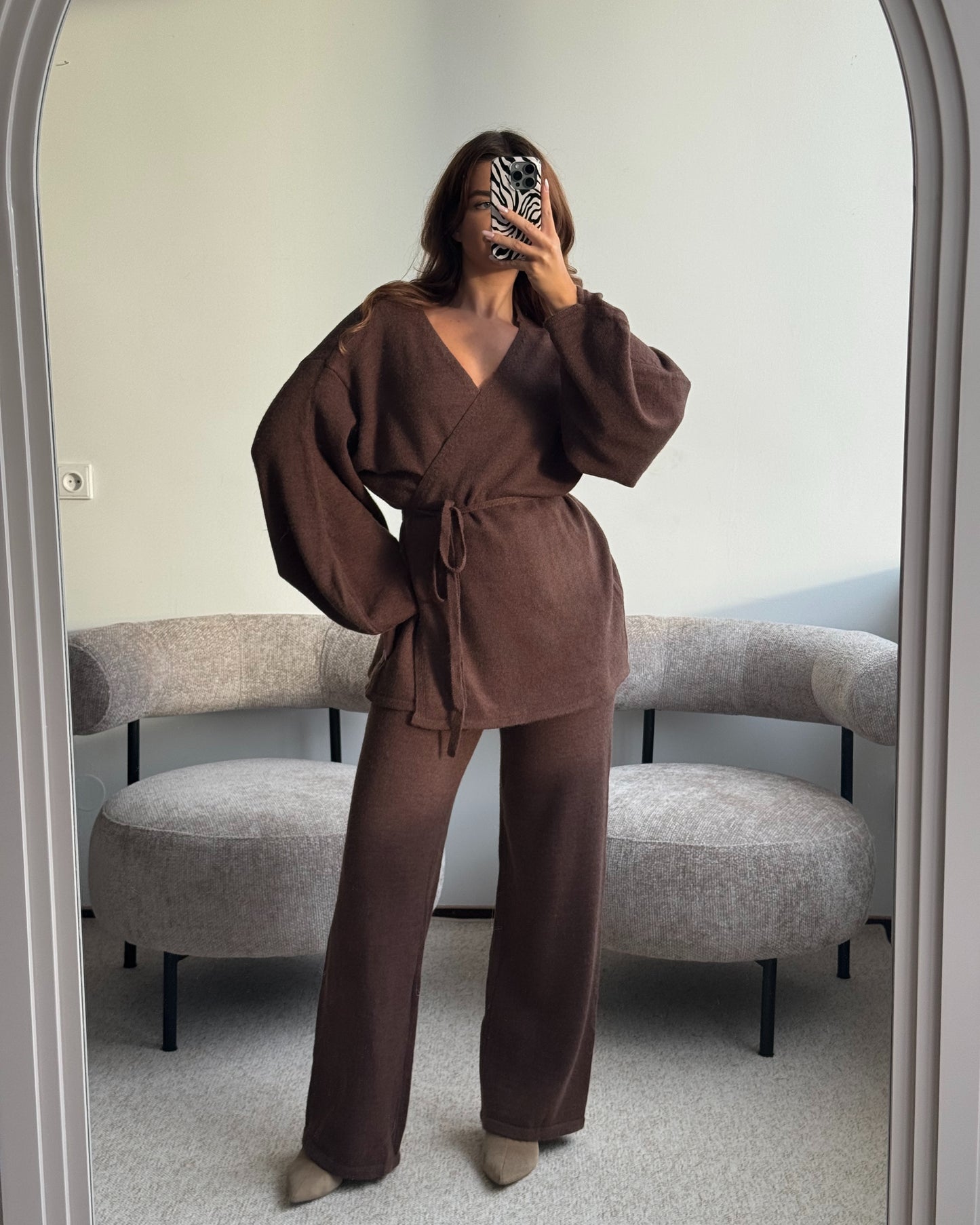 Rudas kostiumėlis KIMONO