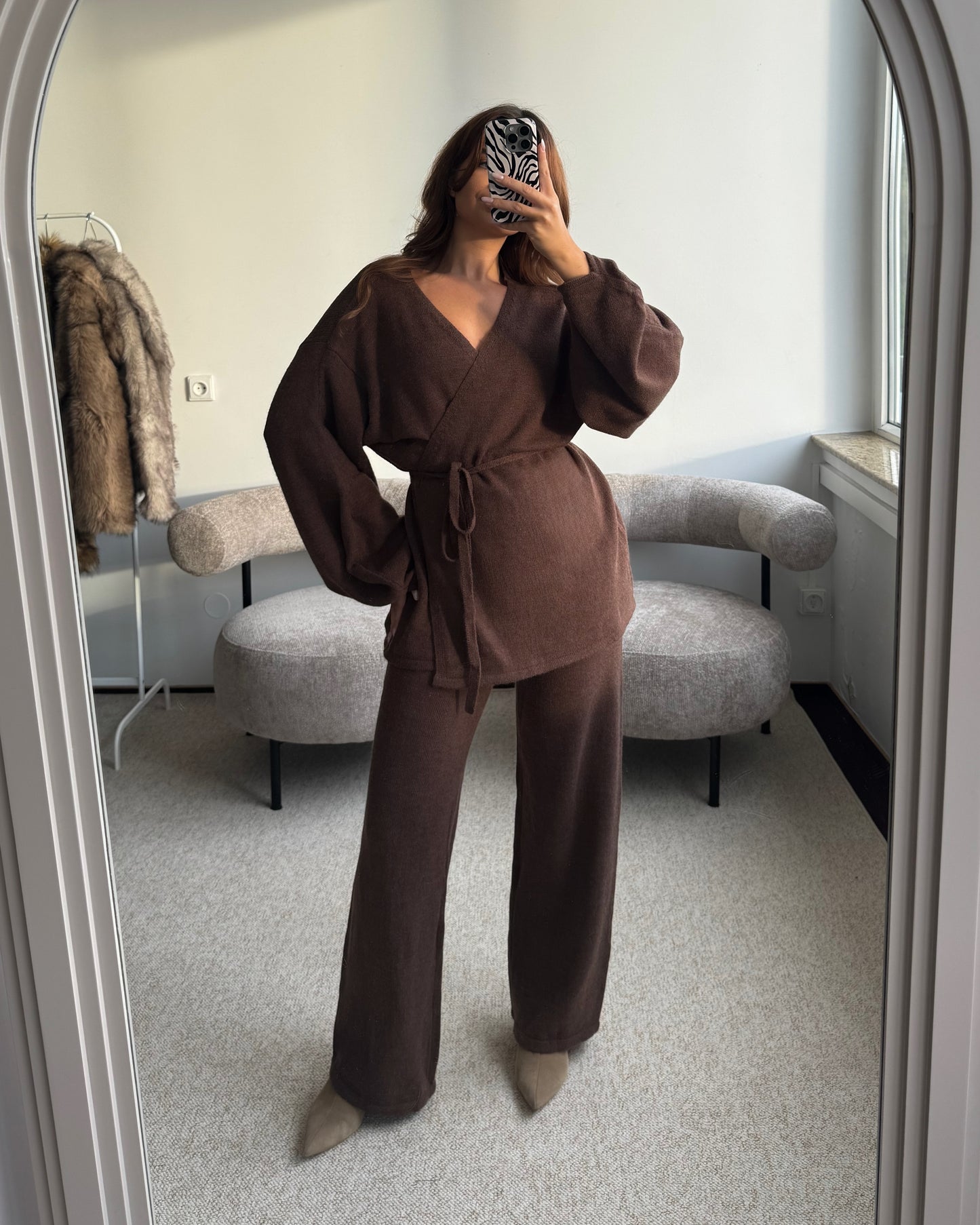 Rudas kostiumėlis KIMONO