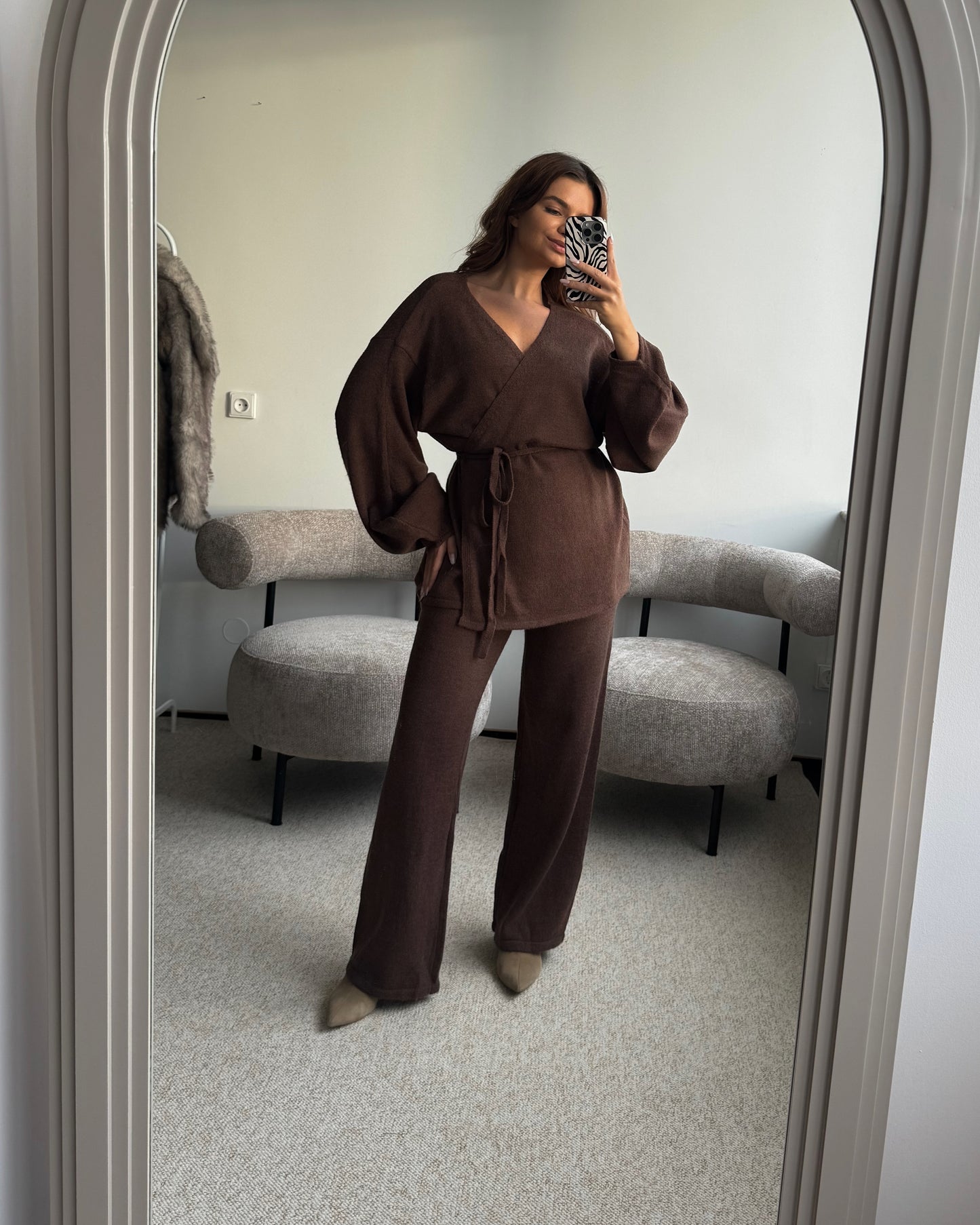 Rudas kostiumėlis KIMONO