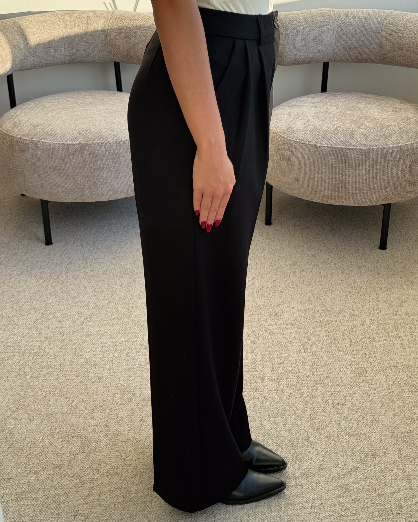 Juodos klasikinės kelnės CLASSIC