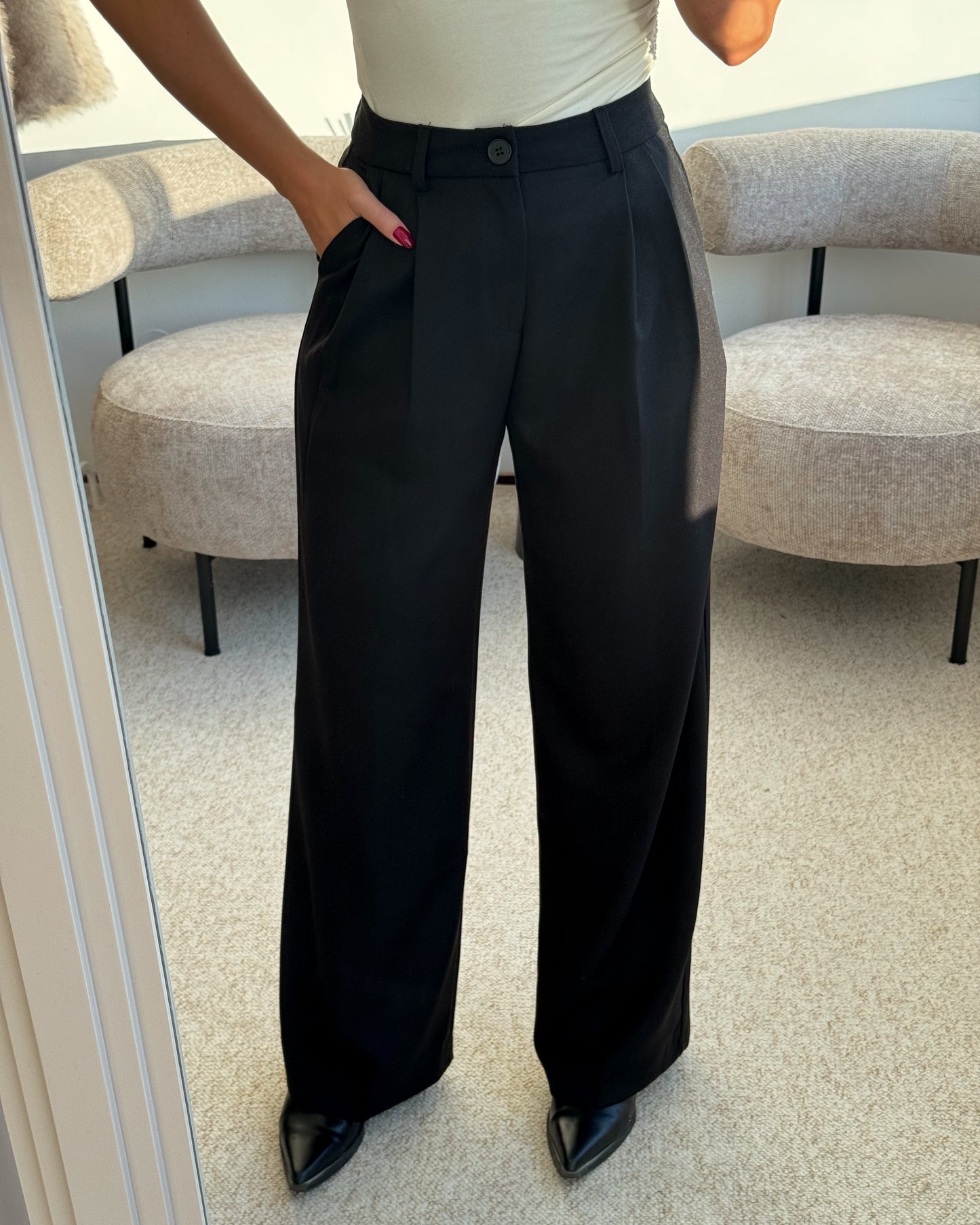 Juodos klasikinės kelnės CLASSIC