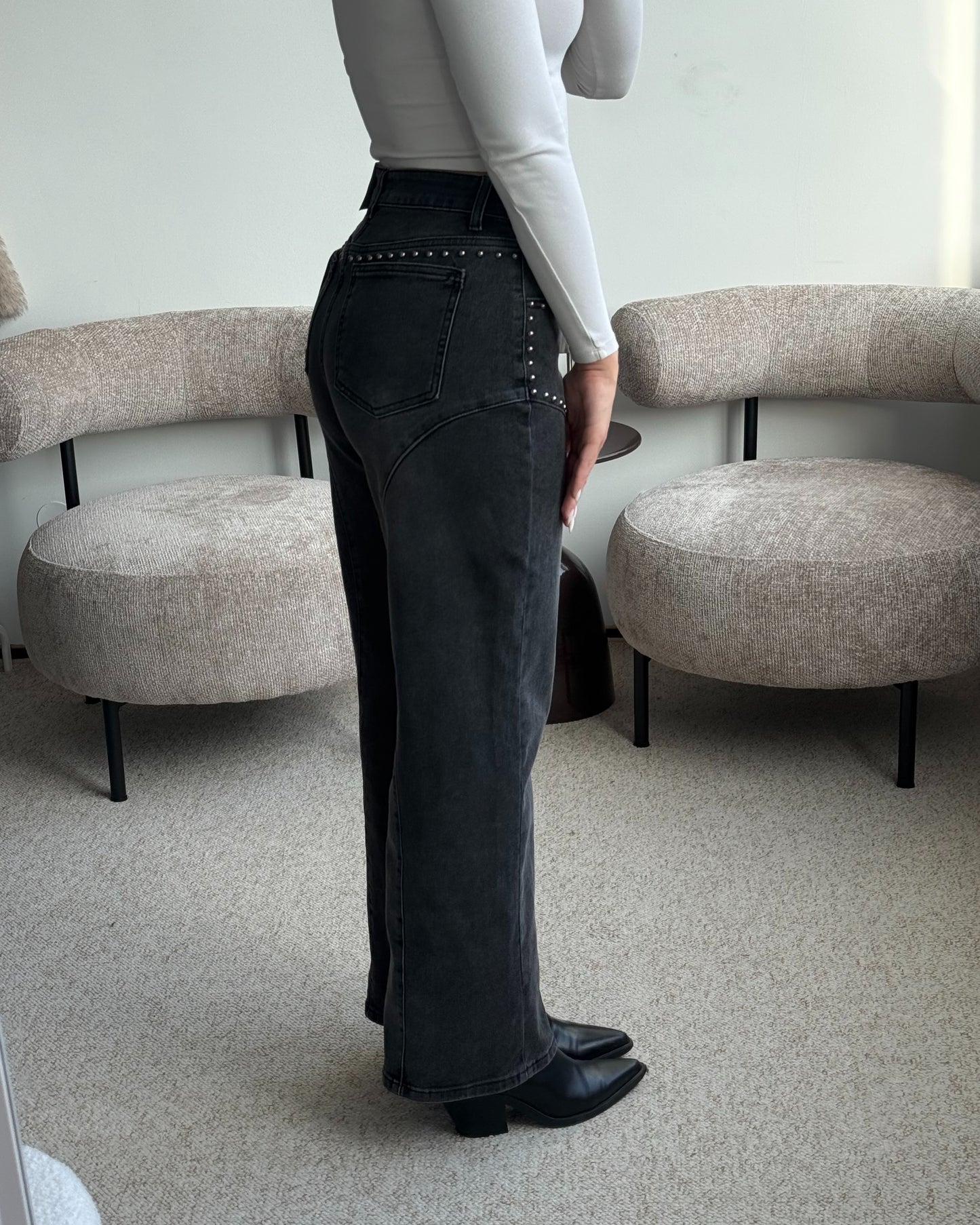 Pilki džinsai STRASSY