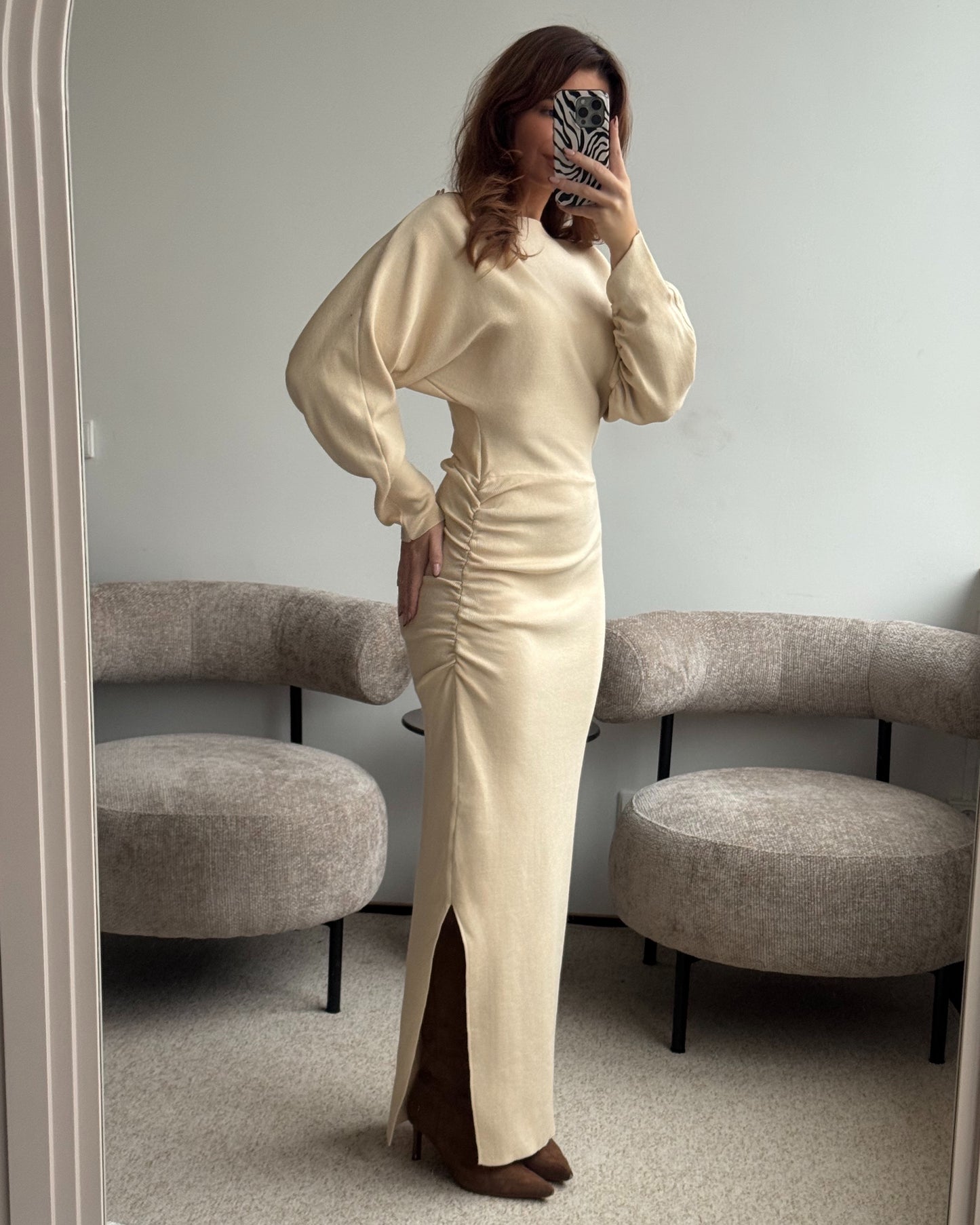 Kreminė suknelė EASE