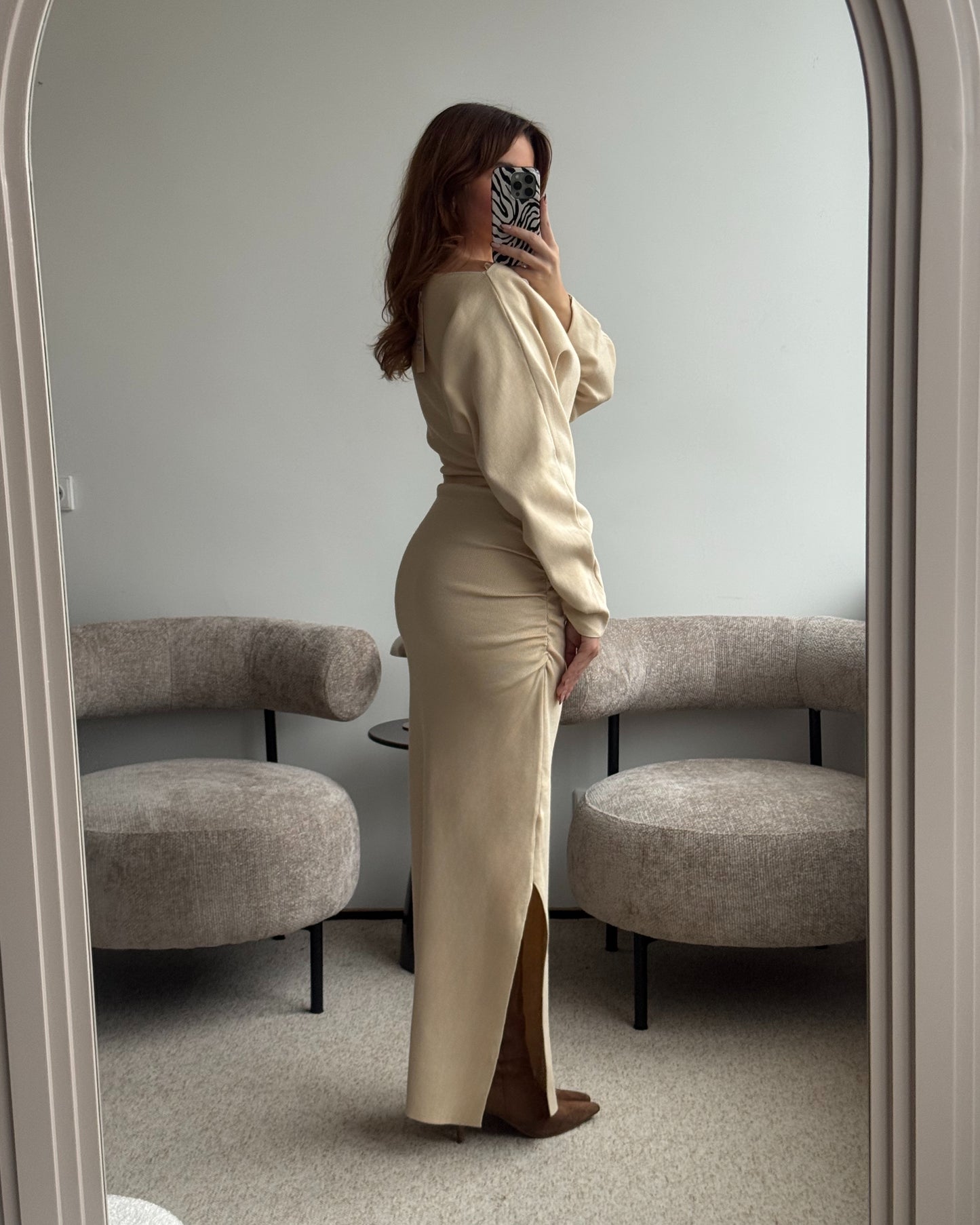 Kreminė suknelė EASE