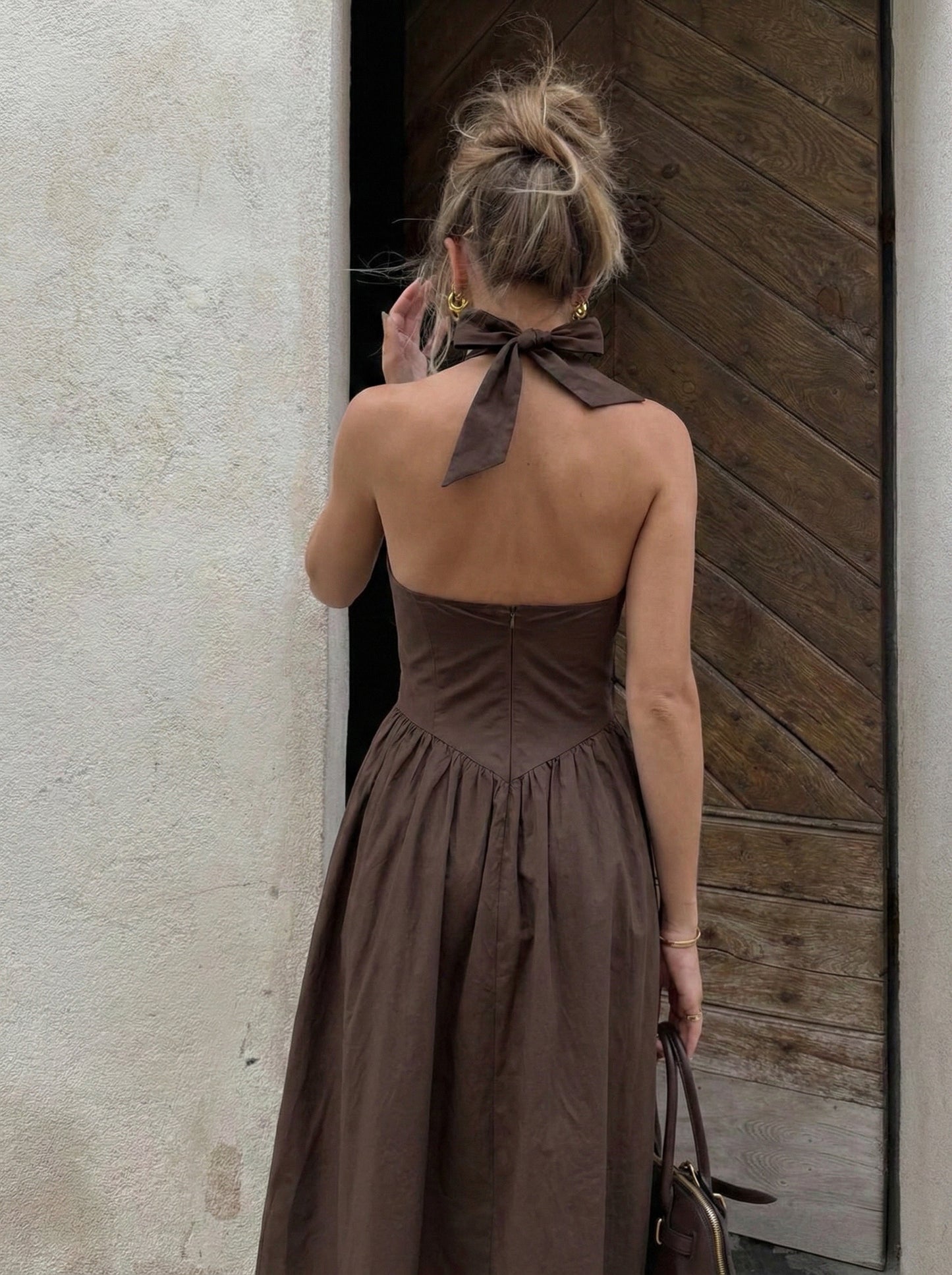 Ruda suknelė Amélie